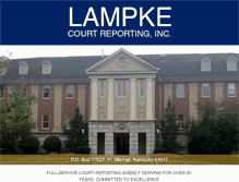 Tablet Screenshot of lampkecourtreporting.com